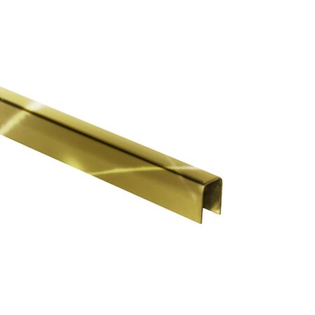 U-profil rozsdamentes AISI304 8 mm, 10*15 mm hosszúság 2,0 m