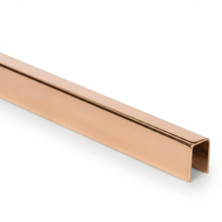 U-profil AISI 8mm/3M/Rose Gold /Rózsa arany